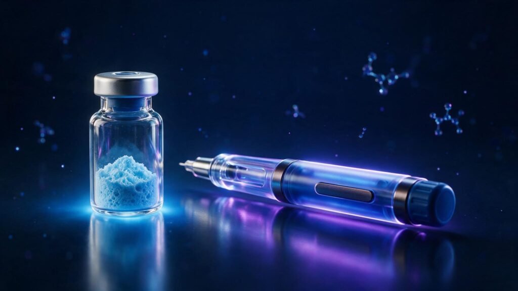 Retatrutide: Powder vs. Pre-filled Pen in Research — Amino Lab research article illustration